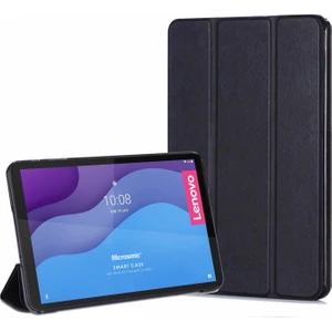 Lenovo Tab M10 3.nesil 10.1`` Kılıf (TB-328F) Slim Translucent Back Smart Cover Siyah