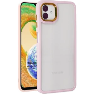 Samsung Galaxy A04 Kılıf Bright Planet Rose Gold