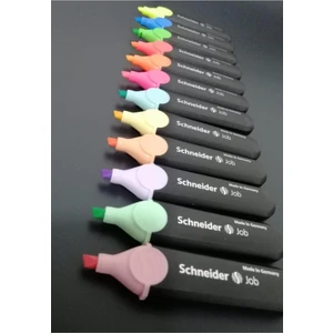 Job 150 Fosforlu Kalem Pastel + Canlı Renkler 12 Renk