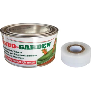 Arbo-Garden Aşı Macunu Kullanıma Hazır Aşı Macunu 250 gr Aşı Bağlama Bandı 30MM 135 Metre Şeffaf