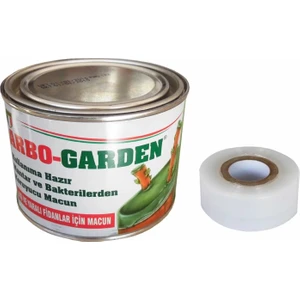 Arbo-Garden Aşı Macunu Kullanıma Hazır Aşı Macunu 500 gr Aşı Bağlama Bandı 30MM 135 Metre Şeffaf