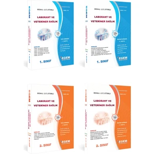 Egem Eğitim Yayınları AÖF Açık Öğetim Laborant ve Veteriner Sağlık 1 ve 2. Sınıf Güz ve Bahar Dönemi Anlatımlı Soru
