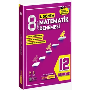 Matsev Yayıncılık 8. Sınıf Matematik 12'li Denemesi 1.dönem