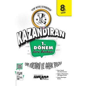 Ankara Yayıncılık 8.Sınıf  LGS Kazandıran 1. Dönem Din Kültürü Soru Bankası