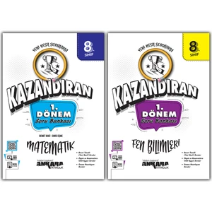 Ankara Yayıncılık 8.Sınıf  LGS Matematik Fen Bilimleri 1. Dönem Sayısal Soru Bankası Seti