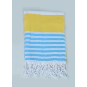 Buldan Store Marin Peştemal (Sarı) %100 Pamuk 90*180cm. Banyo Havlusu, Plaj Havlusu
