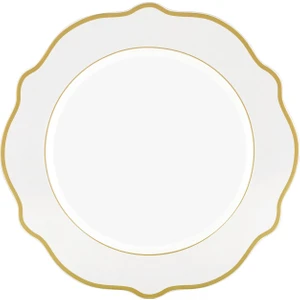 The Mia Jaswely Servis Tabağı 6 Parça Beyaz 27 cm