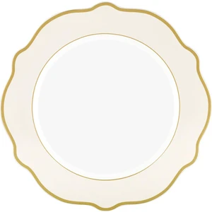 The Mia Jaswely Pasta Tabağı 6 Parça Krem 21 cm