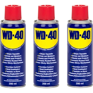 3 adet Wd 40 Çok Amaçlı Pas Sökücü,Yağlayıcı 200 ml