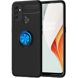 Kip GSM One Plus Nord N100 Kılıf Autofocus Yüzüklü Manyetik Standlı Ravel Slikon Kapak