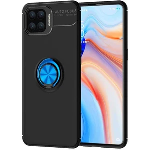 Kip GSM Oppo Reno 4 Lite Kılıf Autofocus Yüzüklü Manyetik Standlı Ravel Slikon Kapak