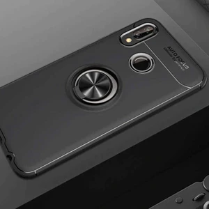 Kip GSM Huawei P Smart 2019 Kılıf Autofocus Yüzüklü Manyetik Standlı Ravel Slikon Kapak