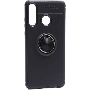Kip GSM Huawei P30 Lite Kılıf Autofocus Yüzüklü Manyetik Standlı Ravel Slikon Kapak