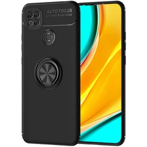 Kip GSM Xiaomi Redmi 9c Kılıf Autofocus Yüzüklü Manyetik Standlı Ravel Slikon Kapak