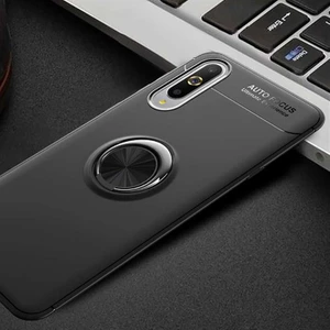 Kip GSM Xiaomi Mi A3 Kılıf Autofocus Yüzüklü Manyetik Standlı Ravel Slikon Kapak