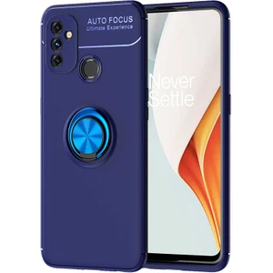 Kip GSM One Plus Nord N100 Kılıf Autofocus Yüzüklü Manyetik Standlı Ravel Slikon Kapak