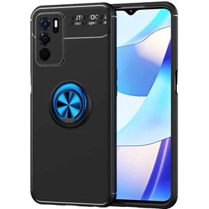 Kip GSM Oppo A16 Kılıf Autofocus Yüzüklü Manyetik Standlı Ravel Slikon Kapak