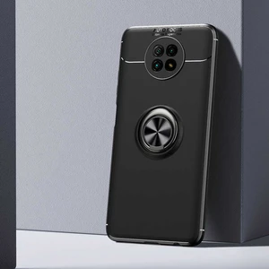 Kip GSM Xiaomi Redmi Note 9t Kılıf Autofocus Yüzüklü Manyetik Standlı Ravel Slikon Kapak