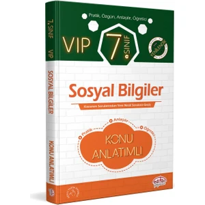 Editör Yayınları 7. Sınıf Vip Sosyal Bilgiler Konu Anlatımlı