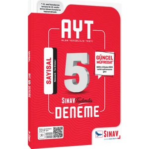 Sınav Yayınları 2023 AYT Sayısal 5 Deneme