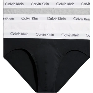 Calvin Klein Erkek 3’lü Siyah Gri Beyaz Slip