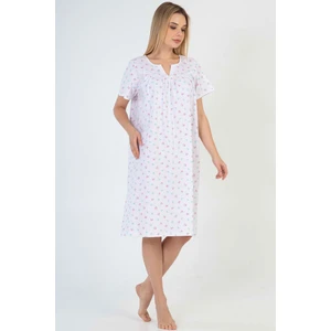 Pamuklu Kısa Kol Kısa Boy Gecelik
