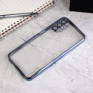 Galaxy A32 3D Kamera ve Lens Korumalı Ultra Lüks Plating Razer Silicone Case