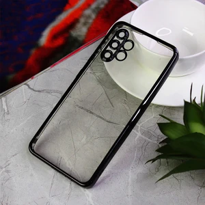 Galaxy A32 3D Kamera ve Lens Korumalı Ultra Lüks Plating Razer Silicone Case