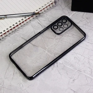 Galaxy A23 Kılıf 3D Kamera ve Lens Korumalı Ultra Lüks Plating Razer Silicone Case