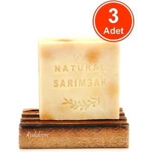 Sarımsak Yağı Sabunu El Yapımı Doğal 120 G x 3 Adet