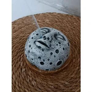 Ay Yüzlü Tasarım Beyaz Tütsülük Hediyeli