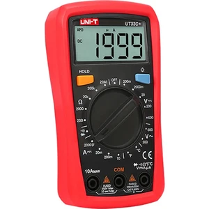 Unı-T UT33C+ Dijital Multimetre Mini Cep El Tipi Voltmetre Ampermetre