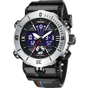 Erkek Kol Saati Analog Dijital Spor Moda Trend 8051S Saat