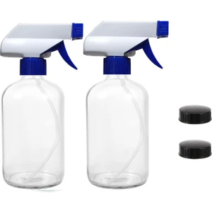 Boş Fısfıs Sprey Şişe 500 ml 2 Adet Şişe ve 2 Adet Kapak - Kimyasala Dayanıklı