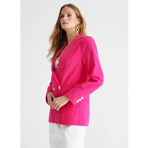 Kruvaze Fuşya Kadın Ceket AGNES