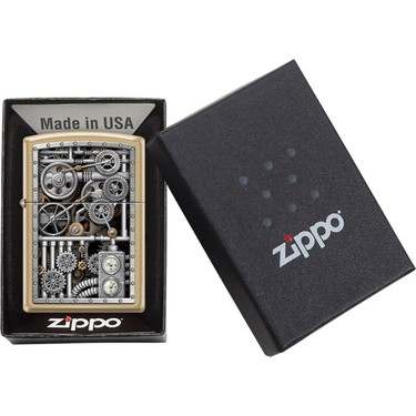Zippo Çakmak Şık Tasarım Pirinç Alaşım Rüzgar Geçirmez Fiyatı