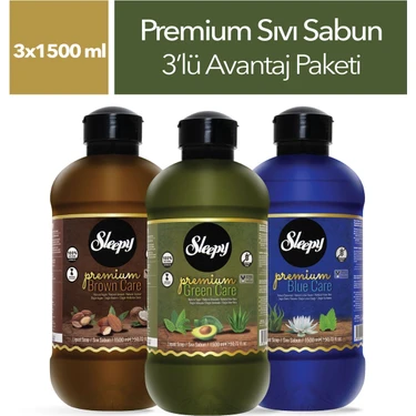 Sleepy Premium Serisi Sıvı Sabun 3X1500