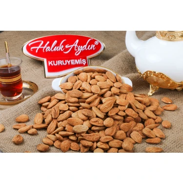 Haluk Aydın Kuruyemiş Haluk Aydın Yerli Çiğ Badem İçi 500 gr Türkiye Menşeli Doğal ve Katkısız