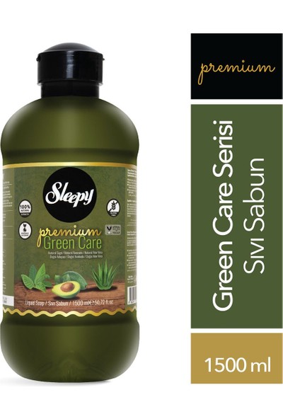 Sleepy Premium Green Care Serisi Sıvı Sabun 1500 ml