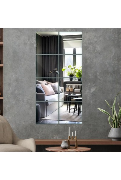 4K Home Desing Kara Dekoratif Ayna Duvar Aynası
