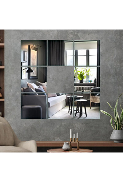 4K Home Desing Kara Dekoratif Ayna Duvar Aynası