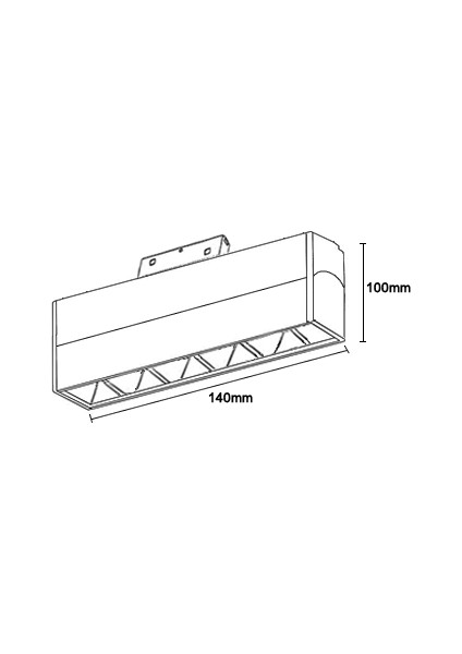 15 Watt Lensli Ray Armatür