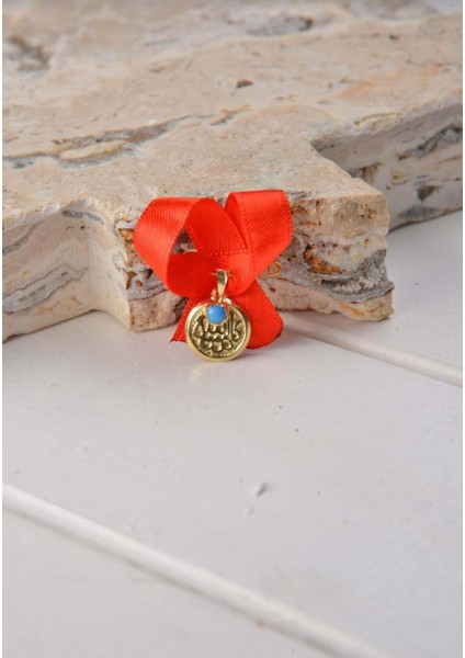 14 Ayar Altın Yuvarlak Maşallah Kolye Ucu fiyatları