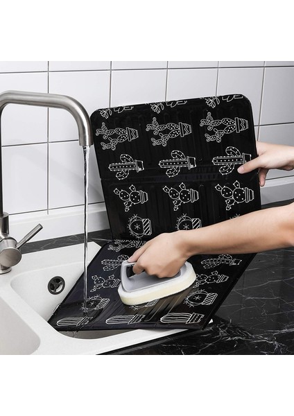 Alüminyum Katlanabilir Levha Yağ Sıçratmaz Mutfak Koruyucu Levha Mutfak Aksesuarları Siyah modelleri