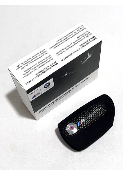 Bmw Anahtarlık Anahtar Kılıfı G x Seri Alacantra M Performance Bmw Car Keychain Kırmızı Model