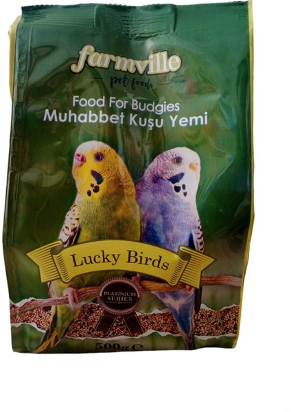 Platinium Muhabbet Kuşu Yemi 500GR