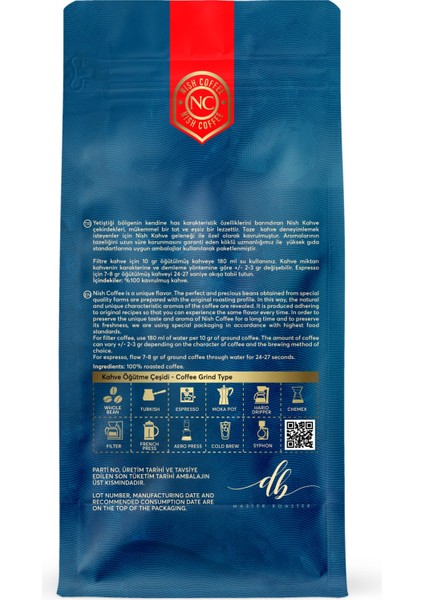 Nish Kahve Espresso Miami Kahve 1 kg