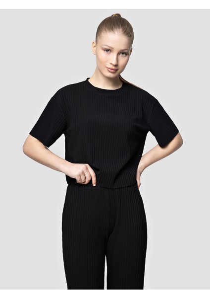 Long Crop Bayan Tshirt K.kol