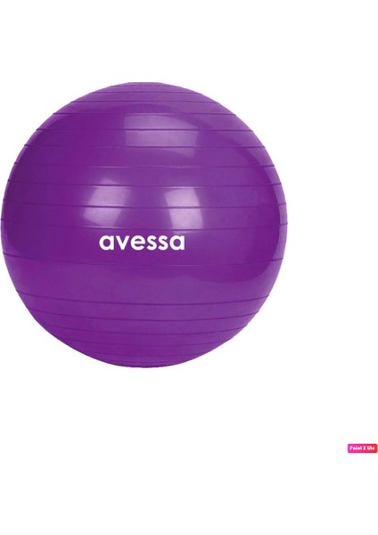 Bpt-55  55 cm Dura-Strong Yoga Pilates Topu Denge Egzersiz Topu + Pompa