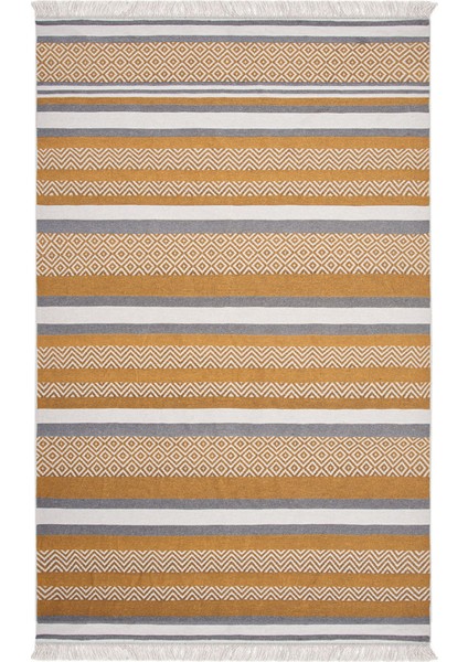 Cotton Çift Taraflı Yıkanabilir Pamuk Kilim - 120X180 cm